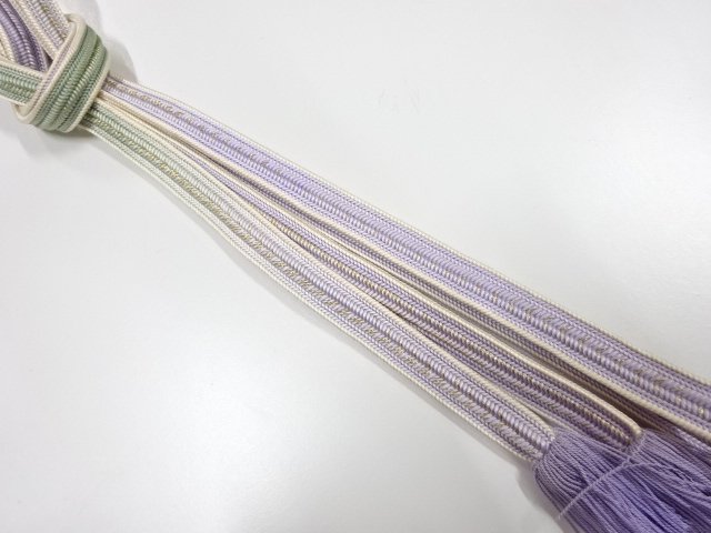 JAPANESE KIMONO / TWISTED TASSEL HAND-TIED OBIJIME